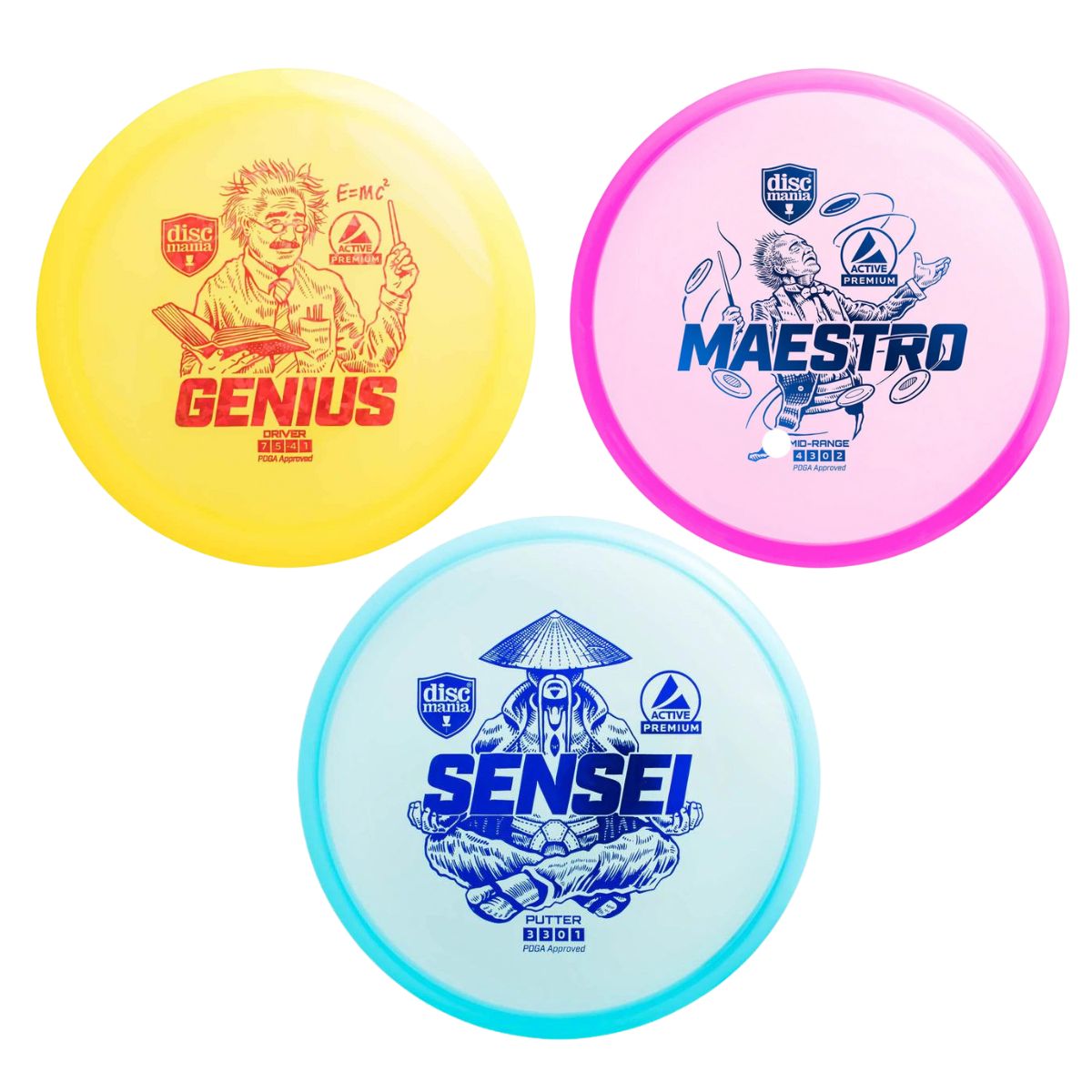 Discmania Active Premium iesācēju komplekts