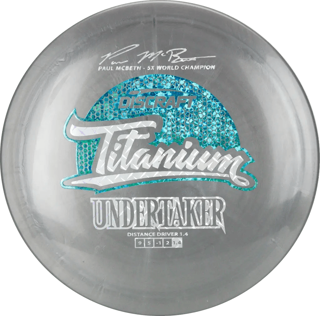 Discraft Titanium Undertaker - Paul McBeth Signature - PAR3 | Disku golfs