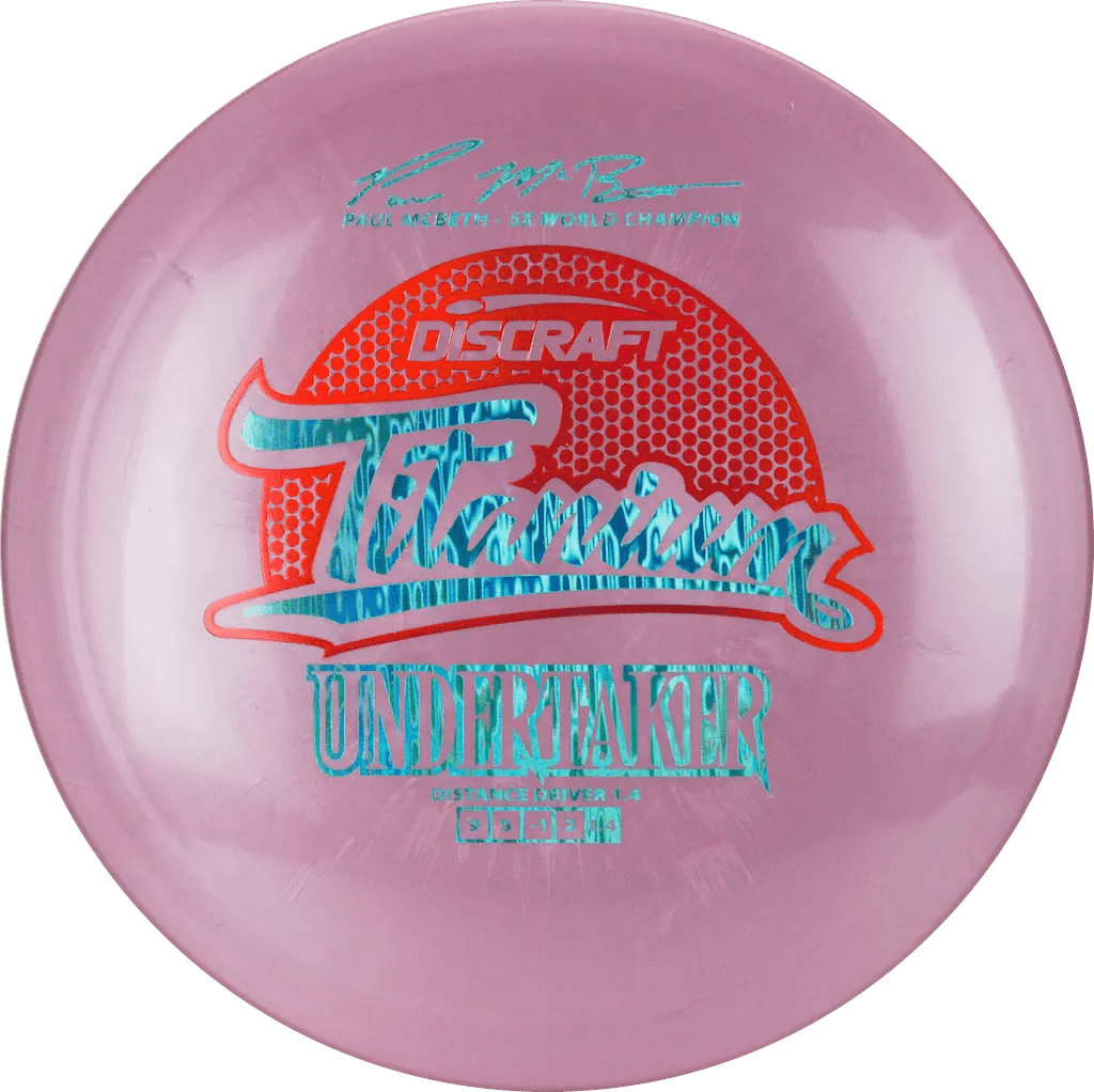 Discraft Titanium Undertaker - Paul McBeth Signature - PAR3 | Disku golfs