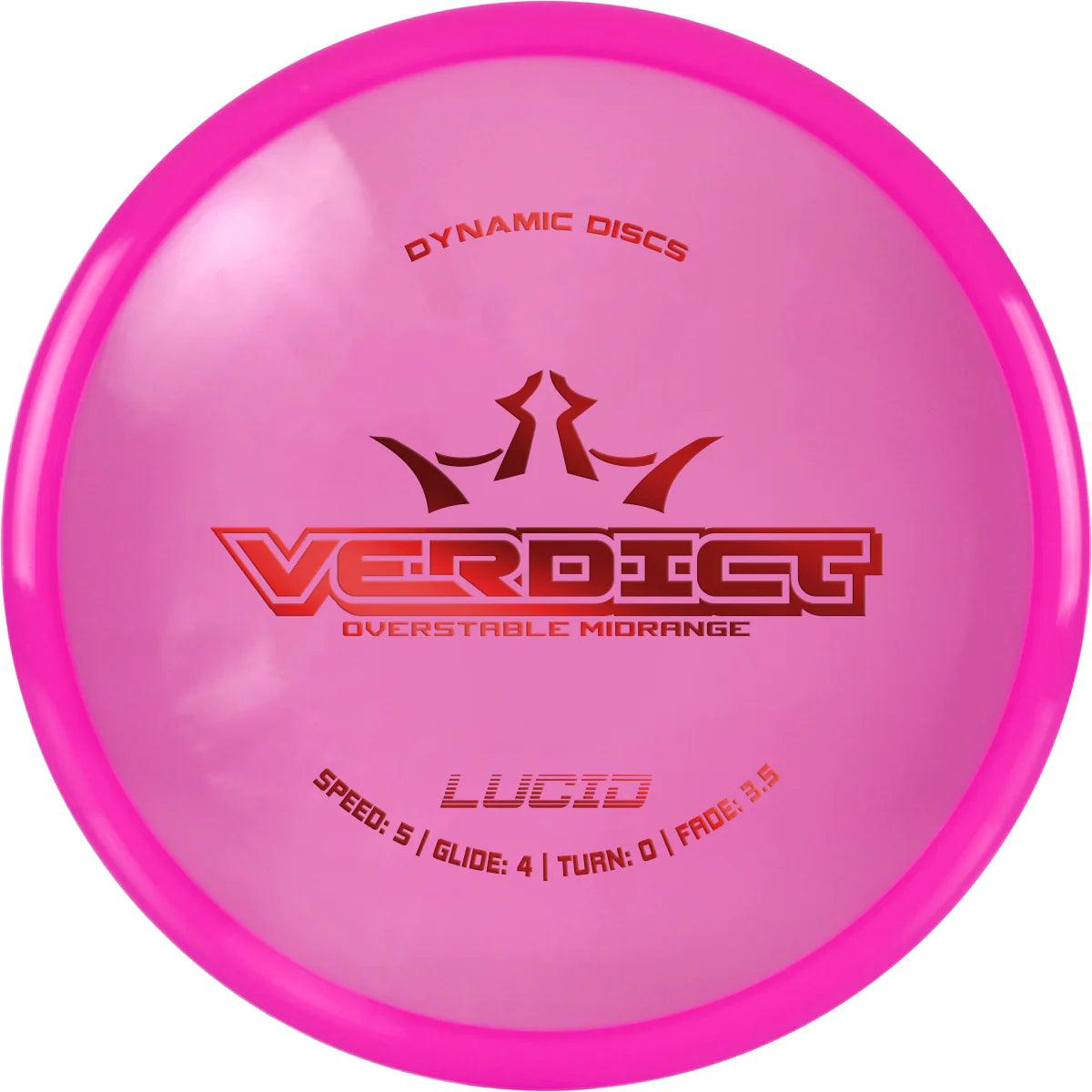 Dynamic Discs Lucid Line Verdict - PAR3 | Disku golfs