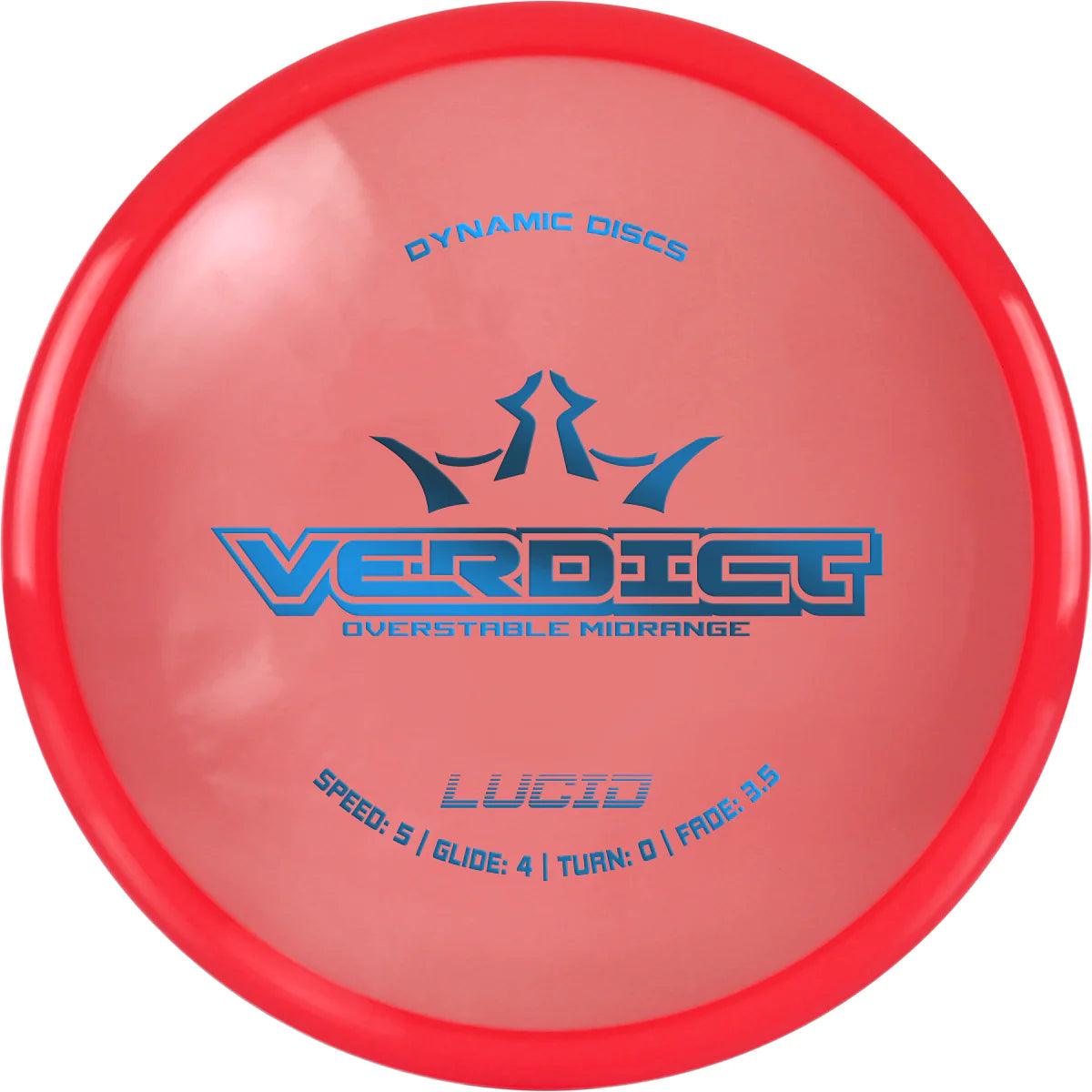 Dynamic Discs Lucid Line Verdict - PAR3 | Disku golfs
