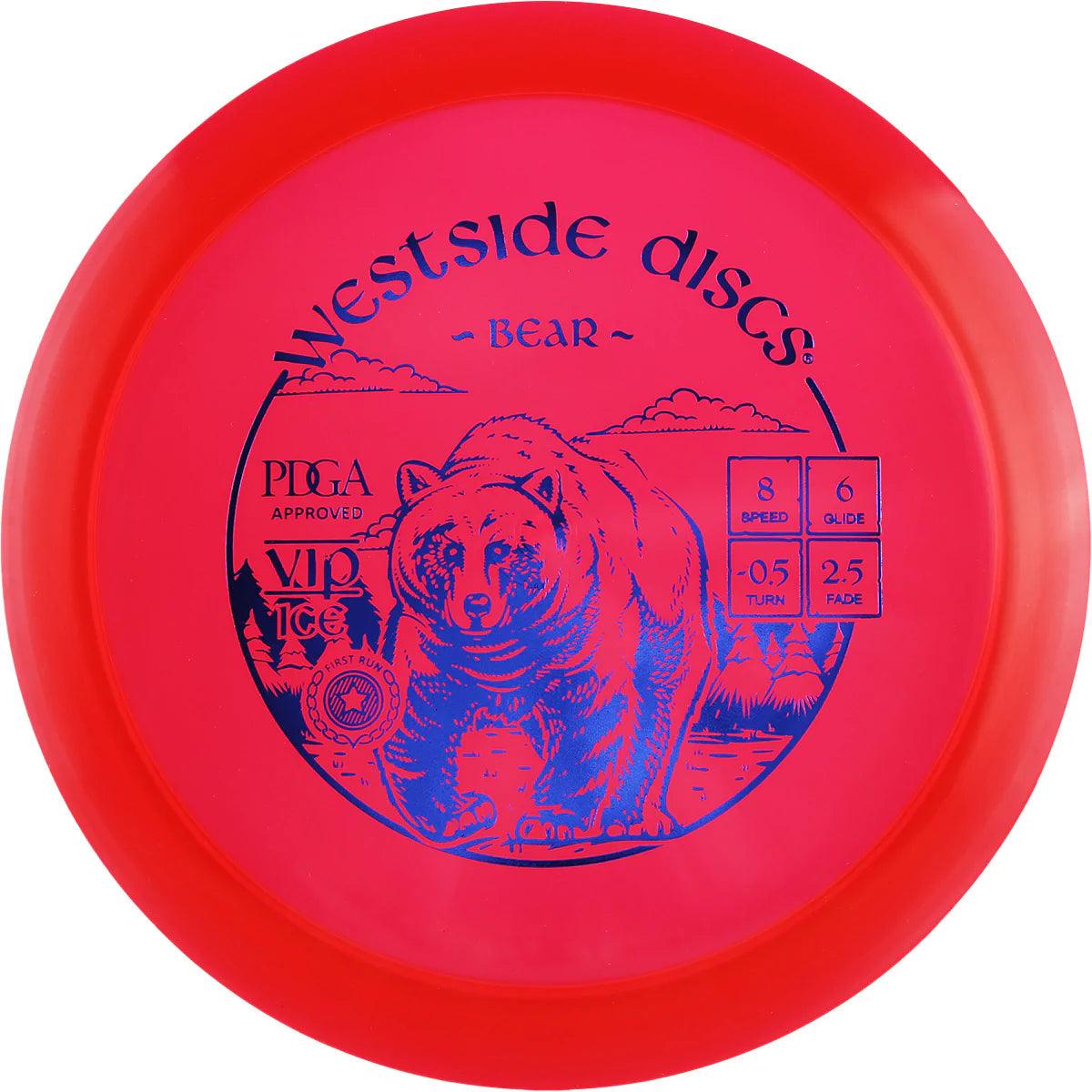 Westside Discs Vip Ice Bear - First Run - PAR3 | Disku golfs
