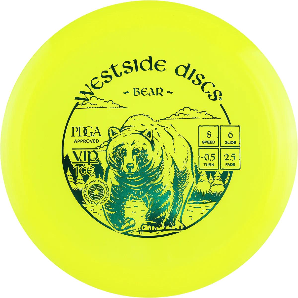 Westside Discs Vip Ice Bear - First Run - PAR3 | Disku golfs