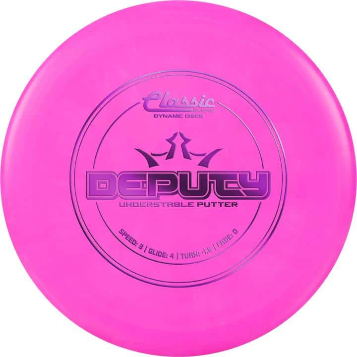 disku golfa disks Dynamic Discs Classic Line Blend Deputy pink