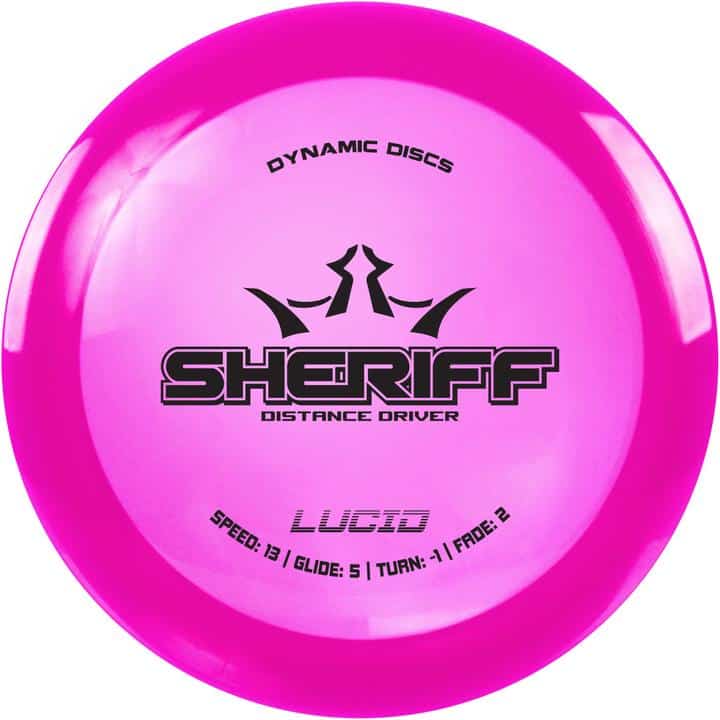 Disku golfa disks Dynamic Discs Lucid Line Sheriff pink