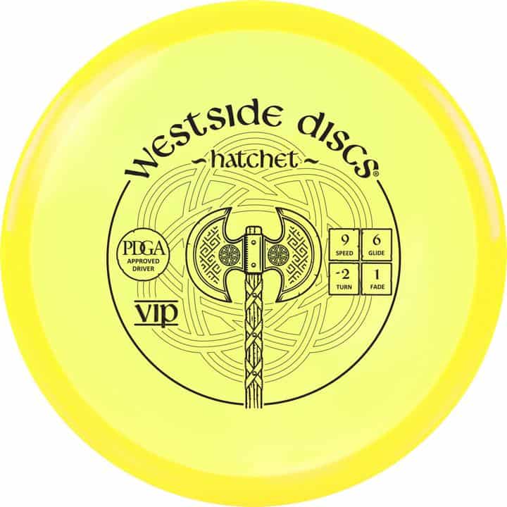 Westside Discs VIP Line Hatchet yellow