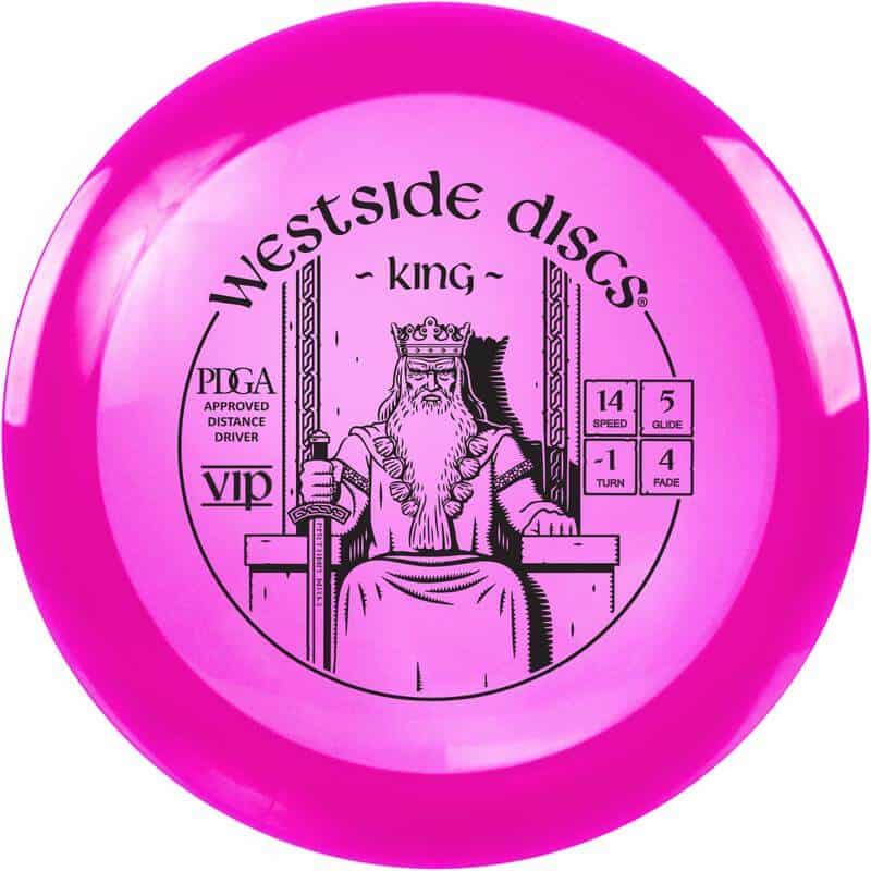 Disku golfa disks Westside Discs VIP Line King pink