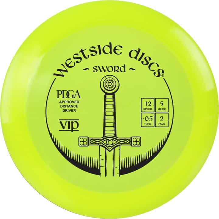 Westside Discs VIP Line Sword dzeltens