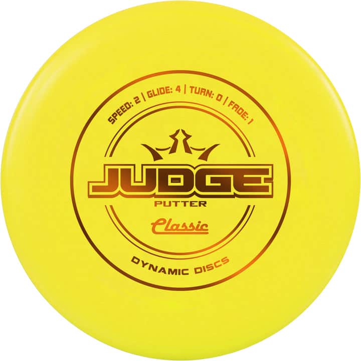Dynamic Discs Classic Line Hard Judge par3 disku golfa diski