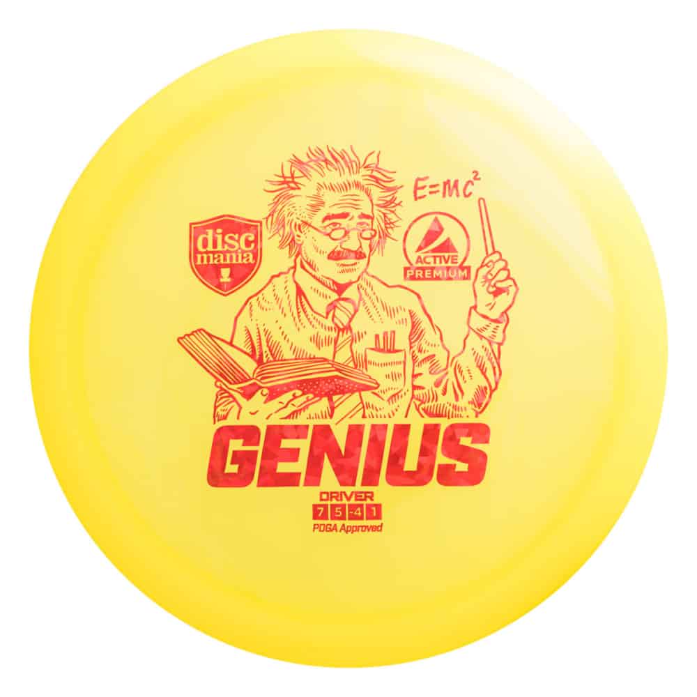 Discmania Active Premium line Genius yellow par3 disku golfs
