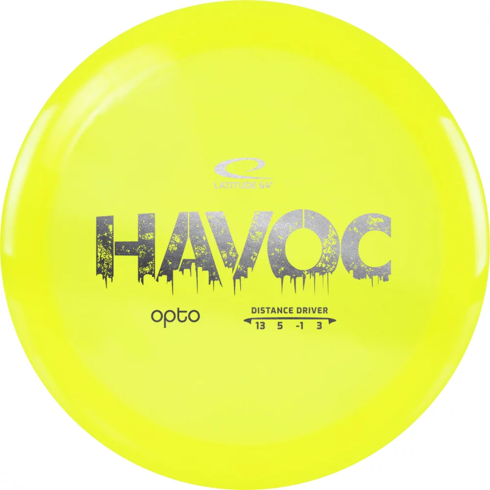 Latitude 64 Opto Line Havoc yellow par3 disku golfs