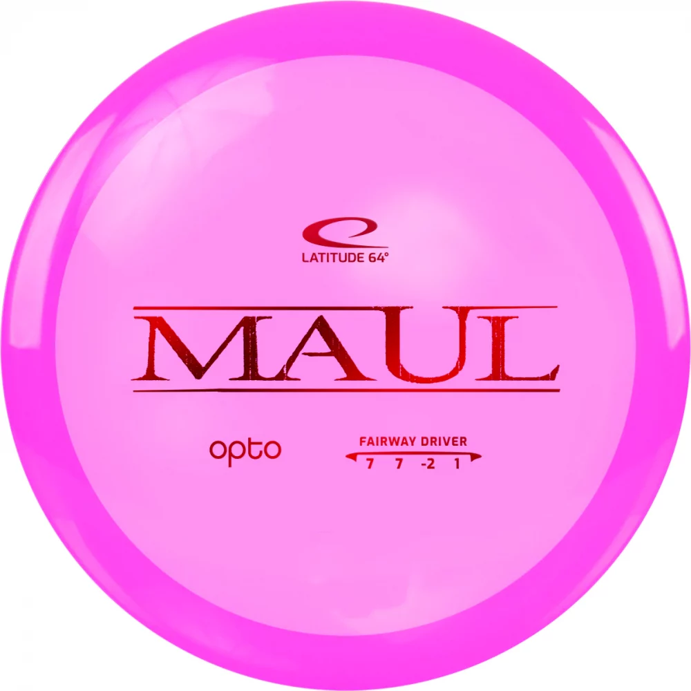 Latitude 64 Opto Line Maul pink par3 disku golfs