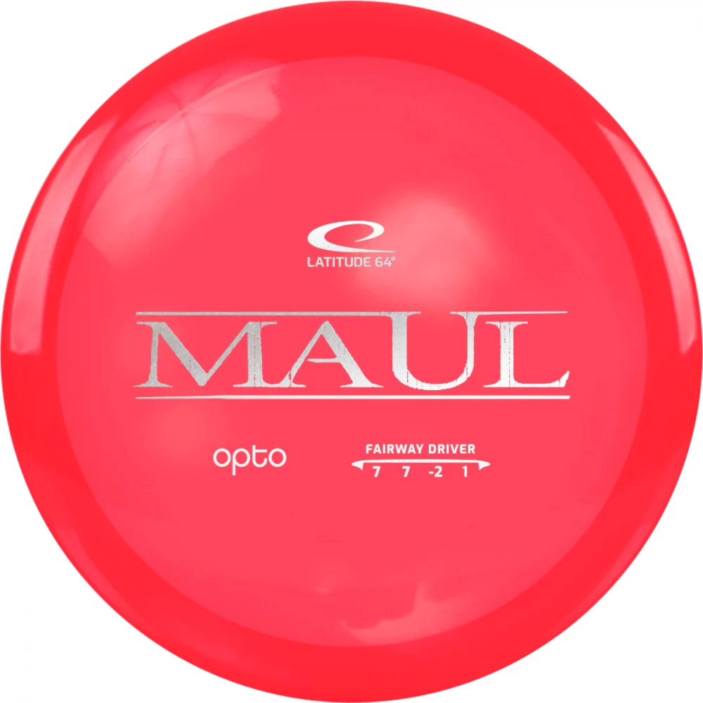 Latitude 64 Opto Line Maul red par3 disku golfs