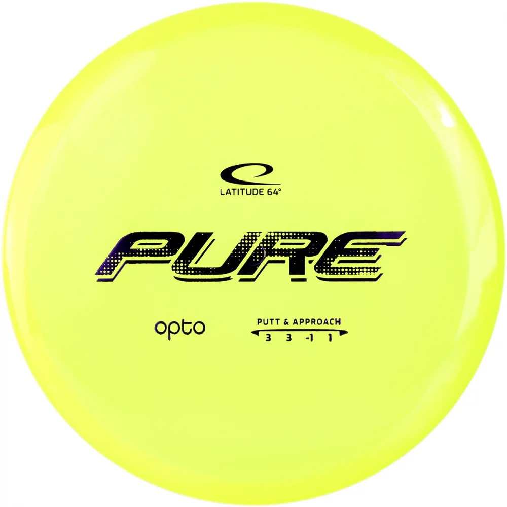 Latitude 64 Opto Line Pure yellow par3 disku golfs