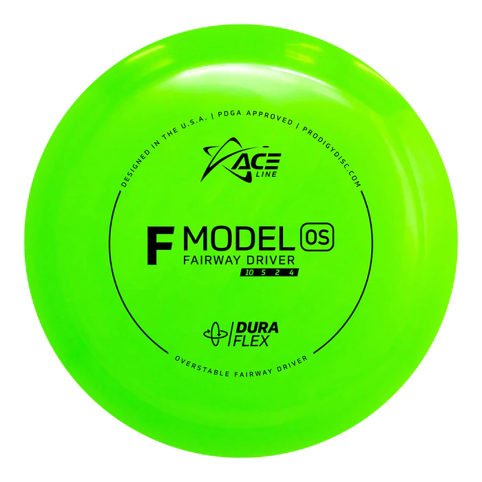 Prodigy ACE F Model OS DuraFlex green par3 disku golfs
