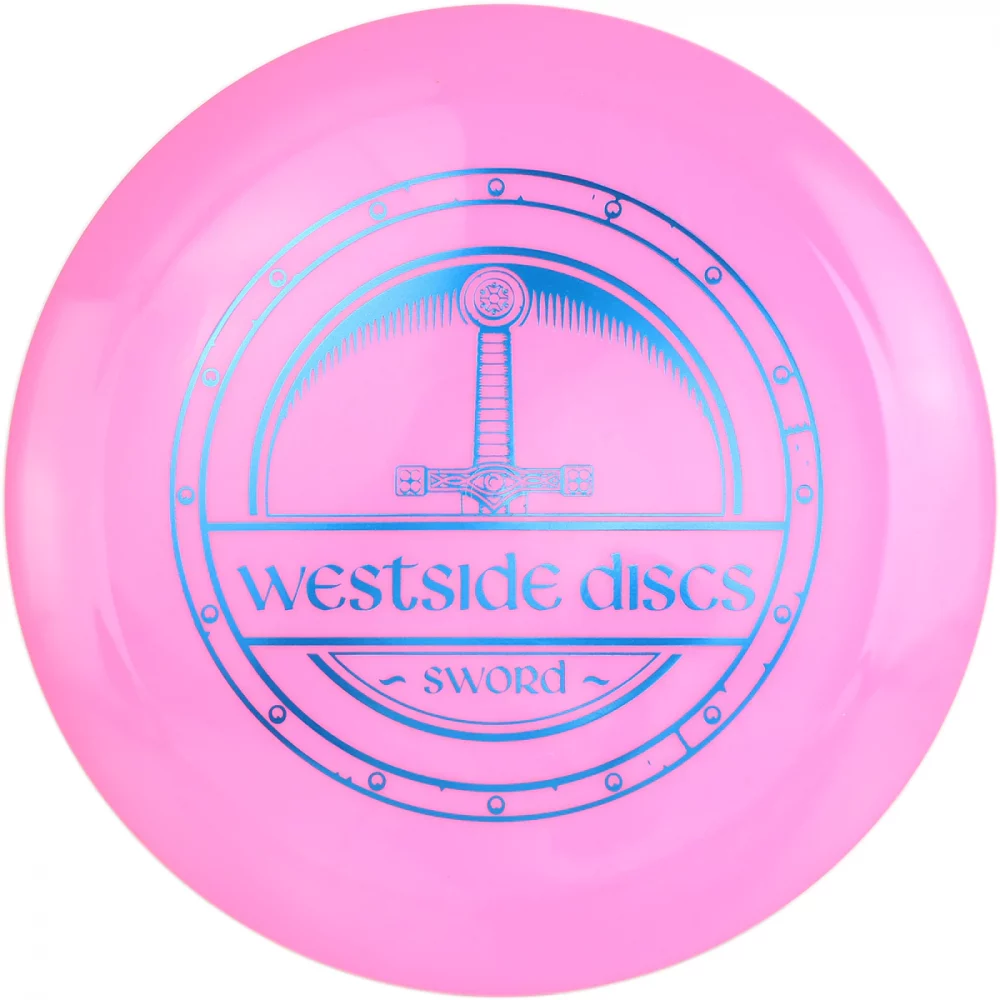 Westside Discs Tournament Line Sword pink par3 disku golfs