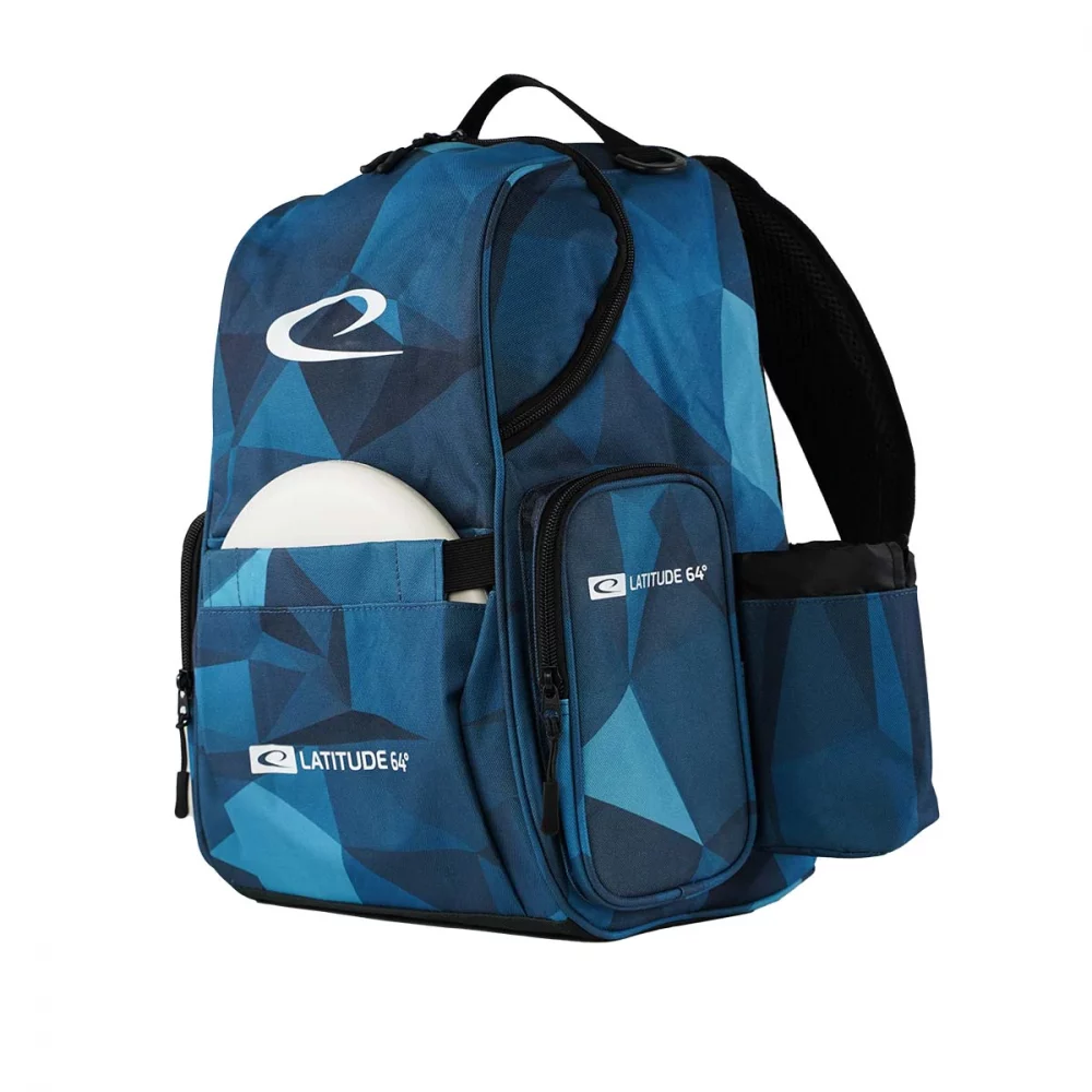 Latitude 64 Swift Backpack Fractured Camo blue par3 disku golfs