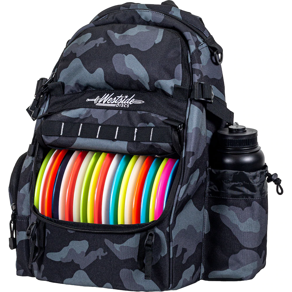Westside Discs Refuge Backpack camogreen par3 disku golfs