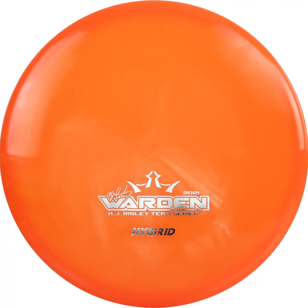Dynamic Discs Hybrid Warden AJ Risley Team Series orange par3 disku golfs