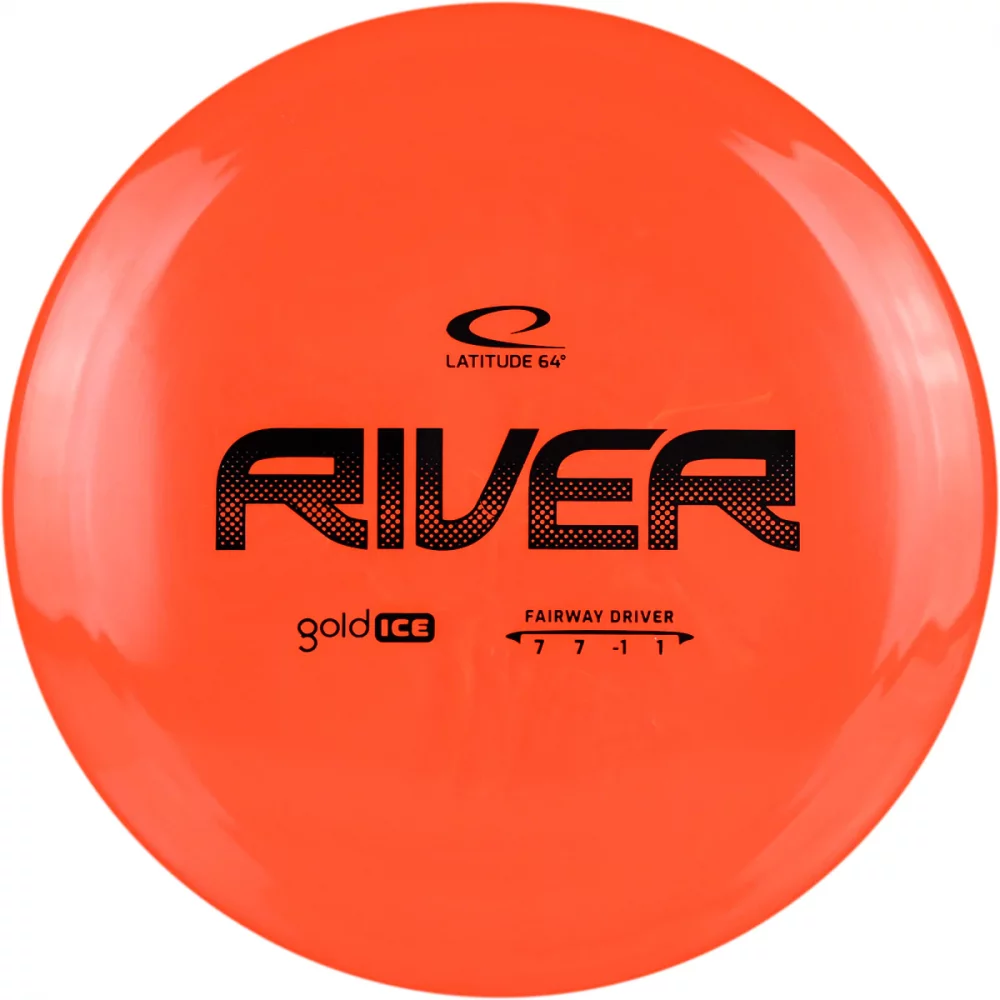Latitude 64 Gold Ice River orange par3 disku golfs