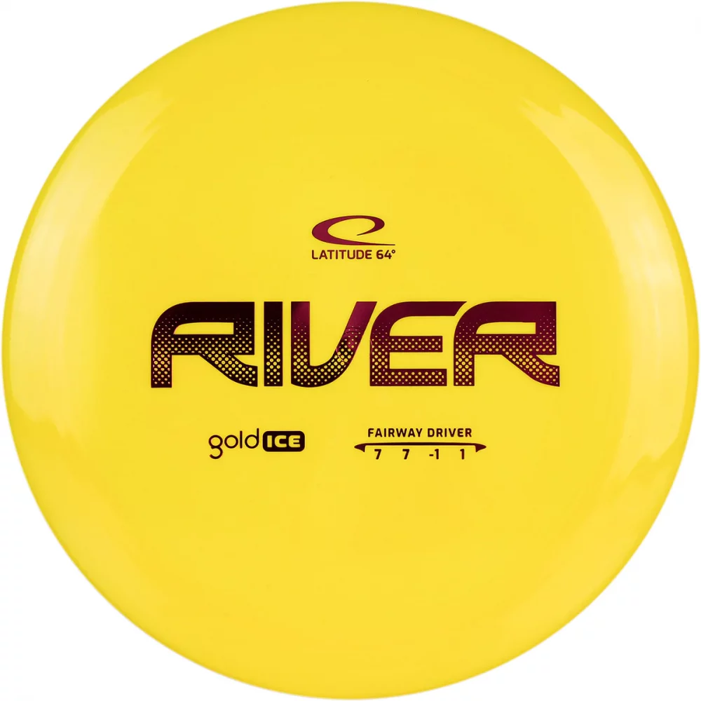 Latitude 64 Gold Ice River yellow par3 disku golfs