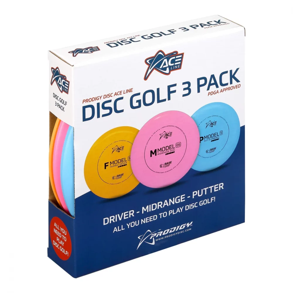 Prodigy ACE LINE DISC GOLF set 3 PACK par3 disku golfs front