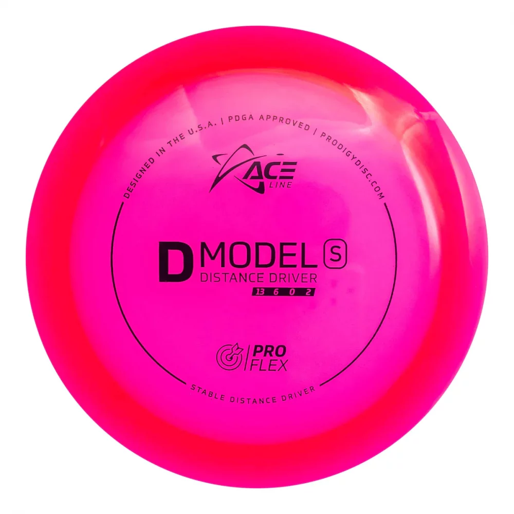 Prodigy ACE Line D Model S ProFlex pink par3 disku golfs