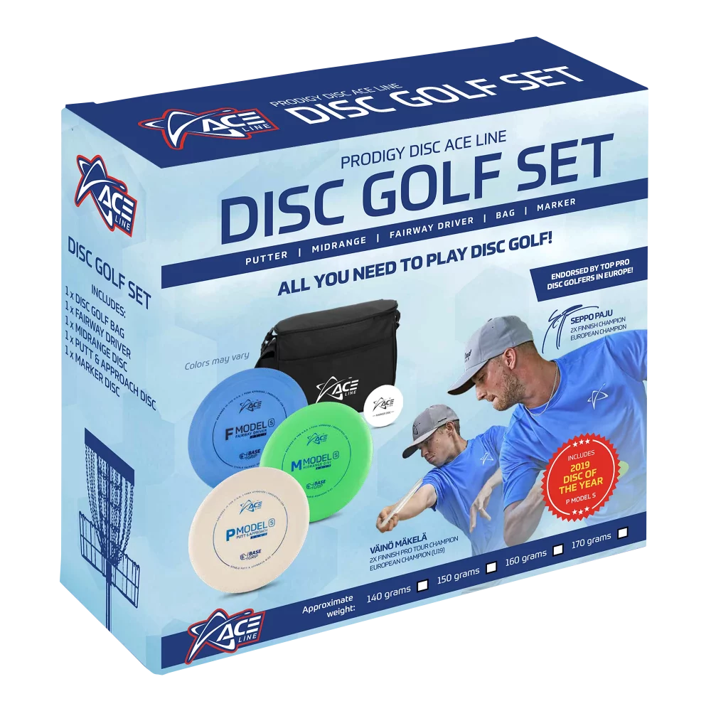 Prodigy Ace Line Disc Golf + soma par3 disku golfs