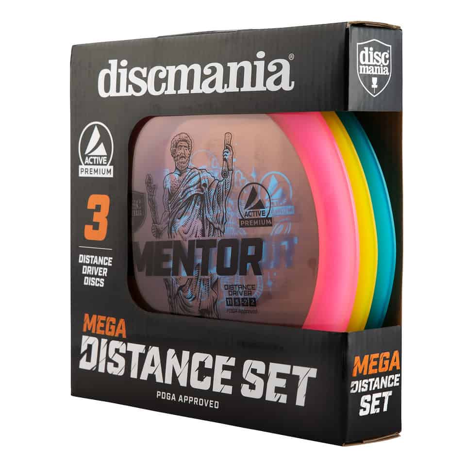 Discmania Active Premium Mega Distance set par3 disku golfs
