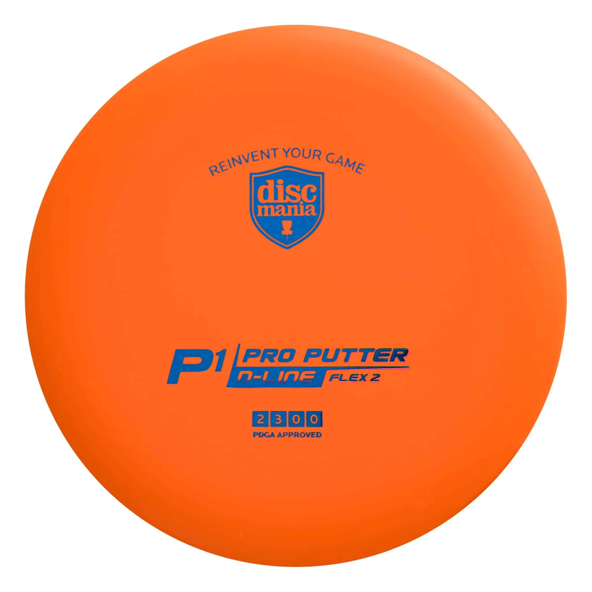Discmania D-line P1 Flex 2 orange par3 disku golfs