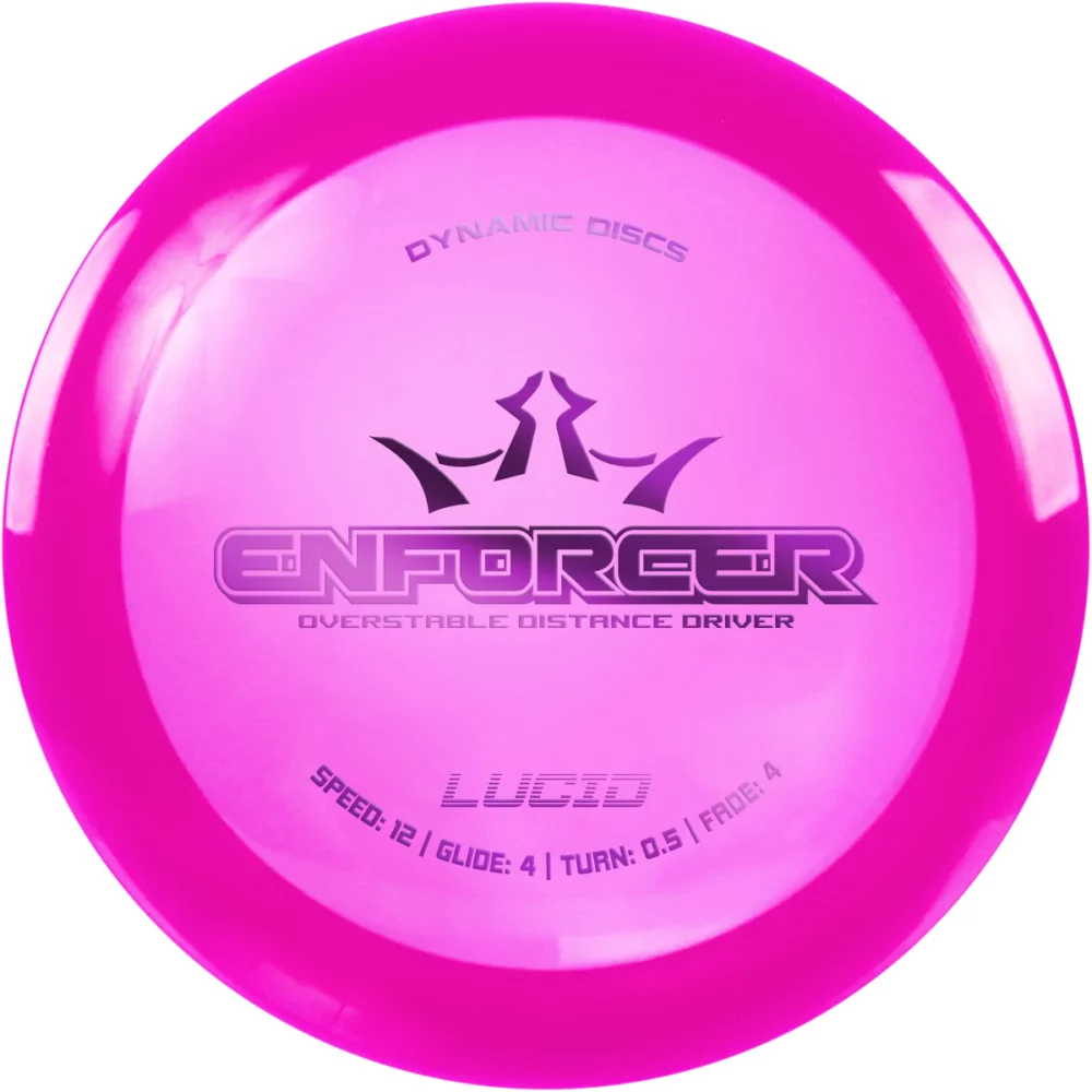 Dynamic Discs Lucid Line Enforcer pink par3 disku golfs