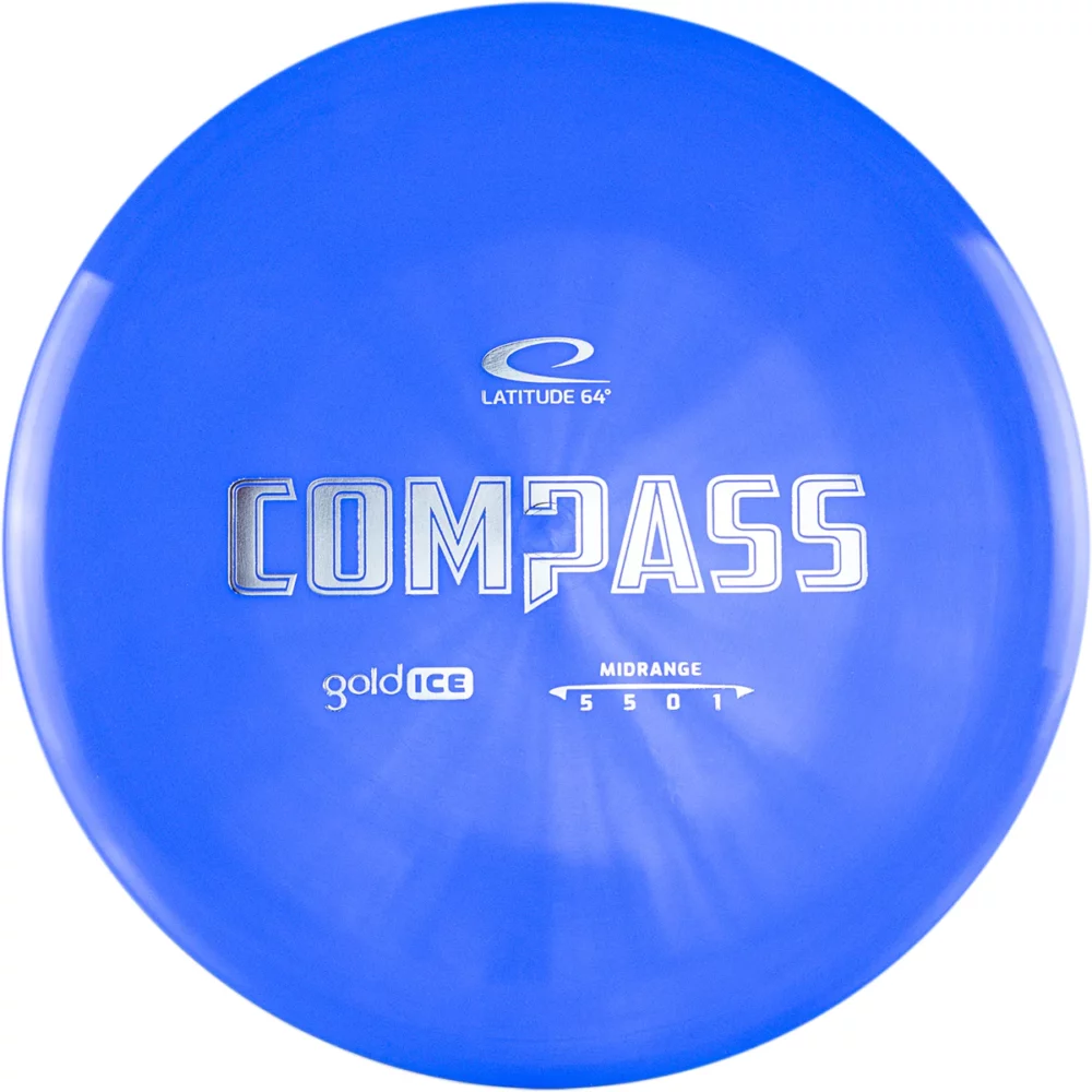 Latitude 64 Gold Ice Compass blue par3 disku golfs