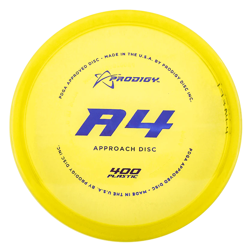 PRODIGY A4 400 yellow par3 disku golfs