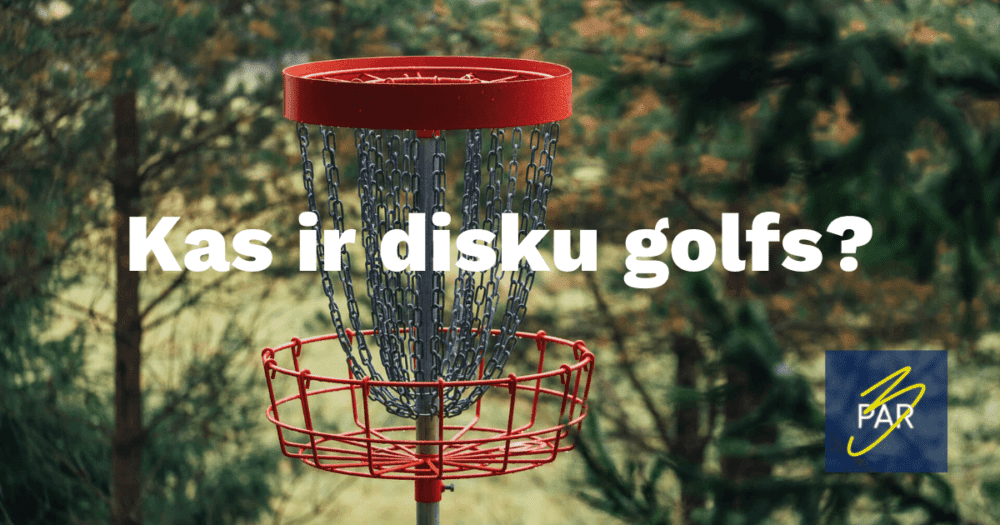 Kas ir disku golfs? ar disku golfa grozu mežā