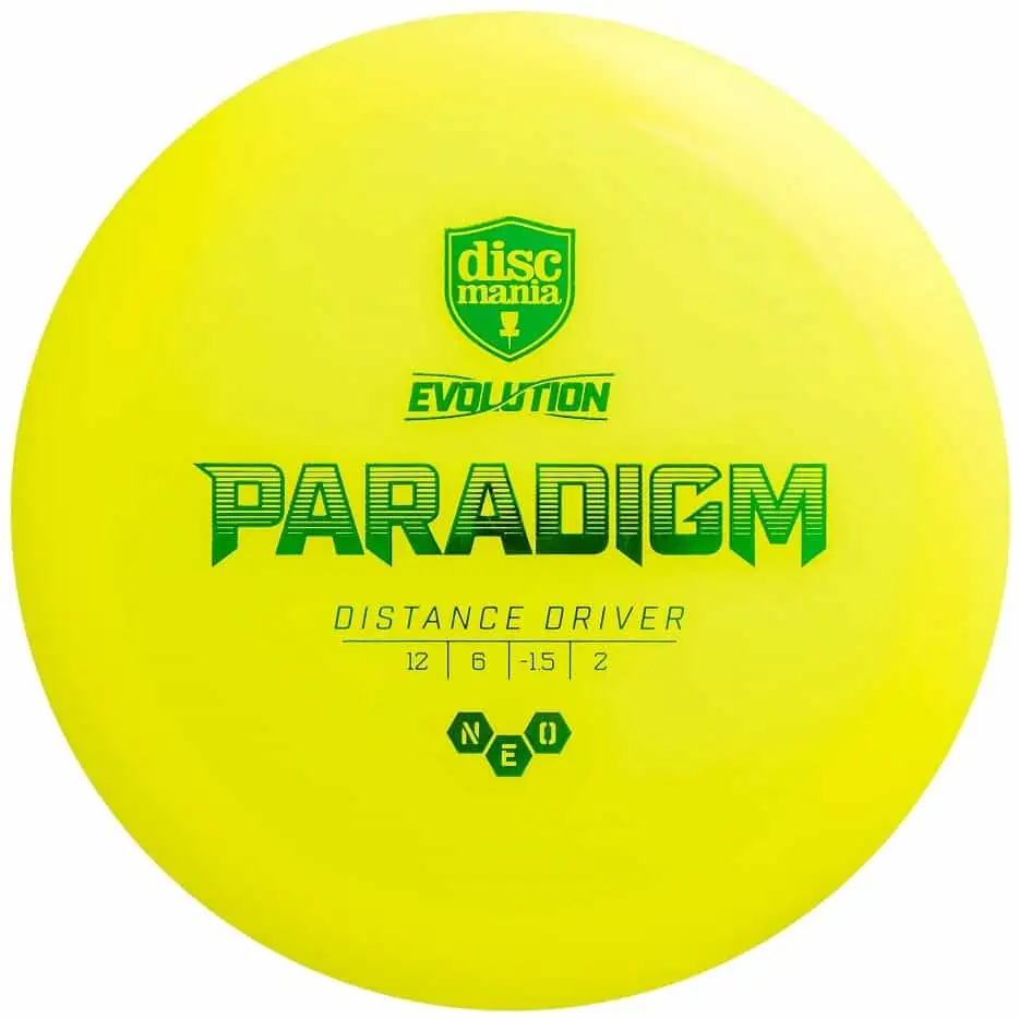 Discmania Evolution Neo line Paradigm yellow