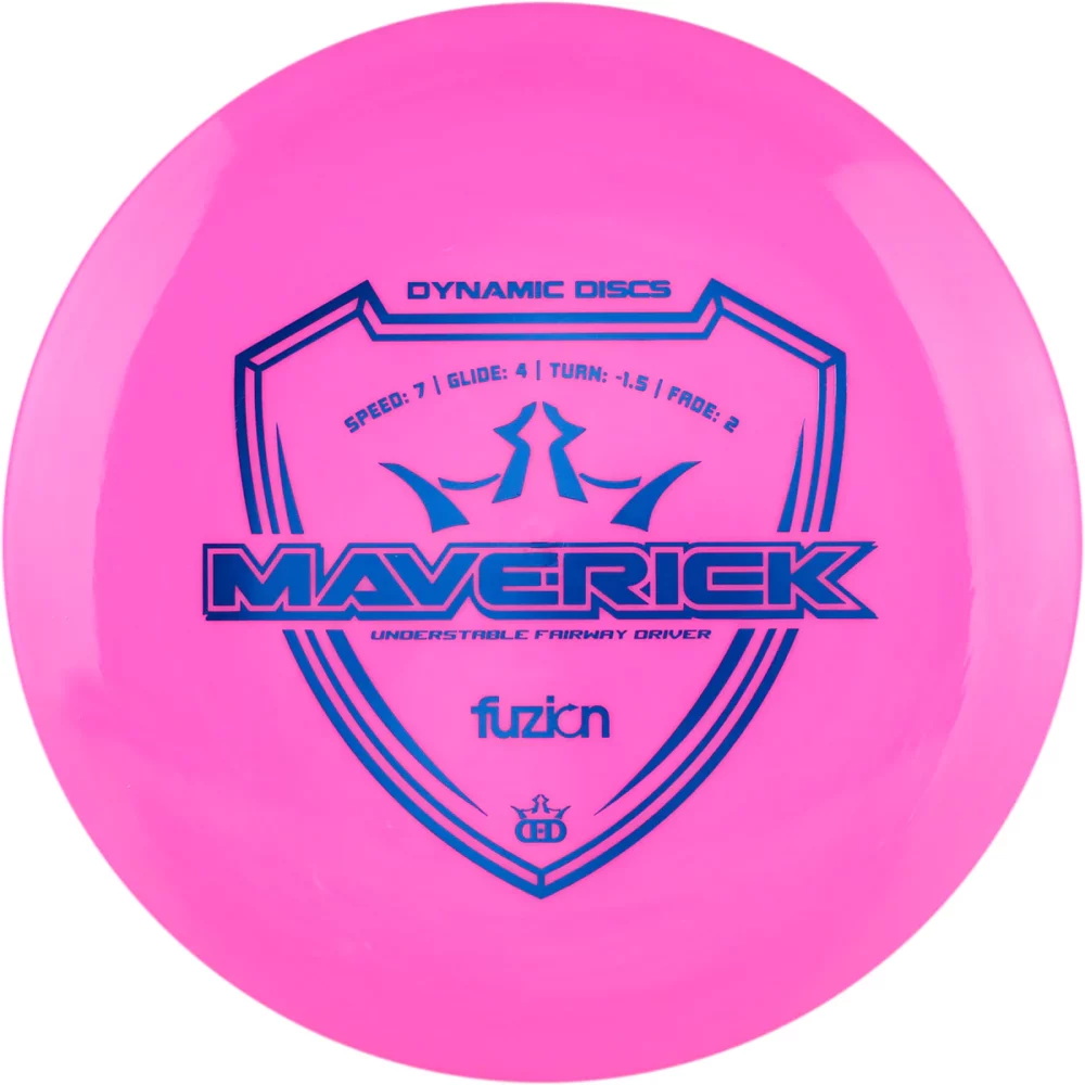 Dynamic Discs Fuzion Line Maverick pink