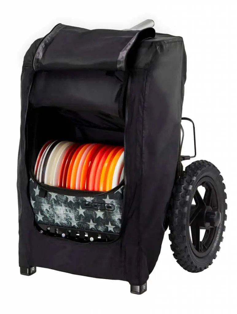 zueca backpack cart rain fly black 1