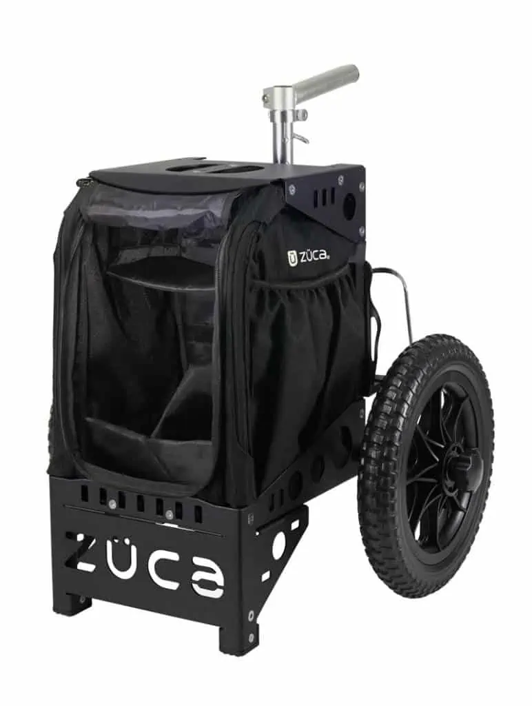 zueca compact disc golf cart black 2