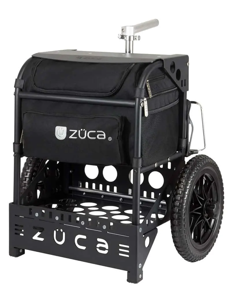 zueca transit disc golf cart black matte black
