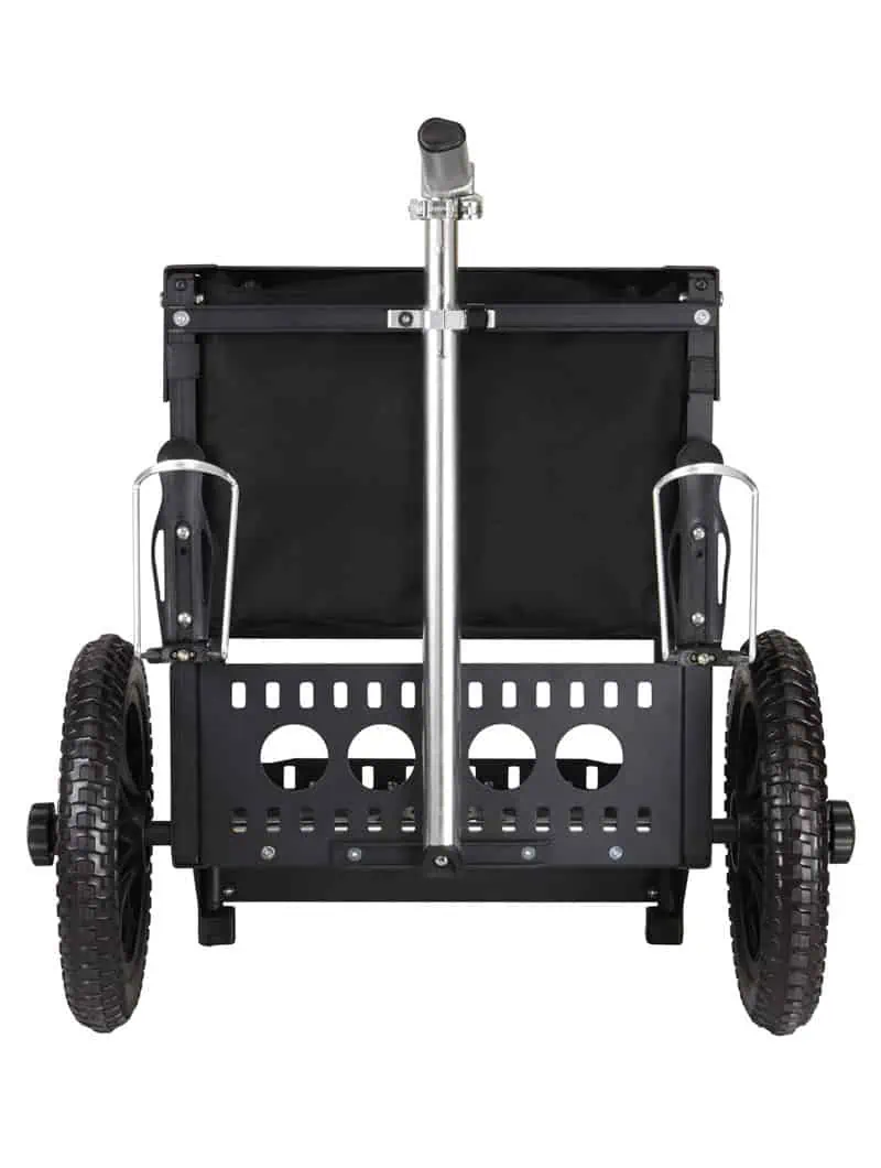 zueca transit disc golf cart black woodland camo 3