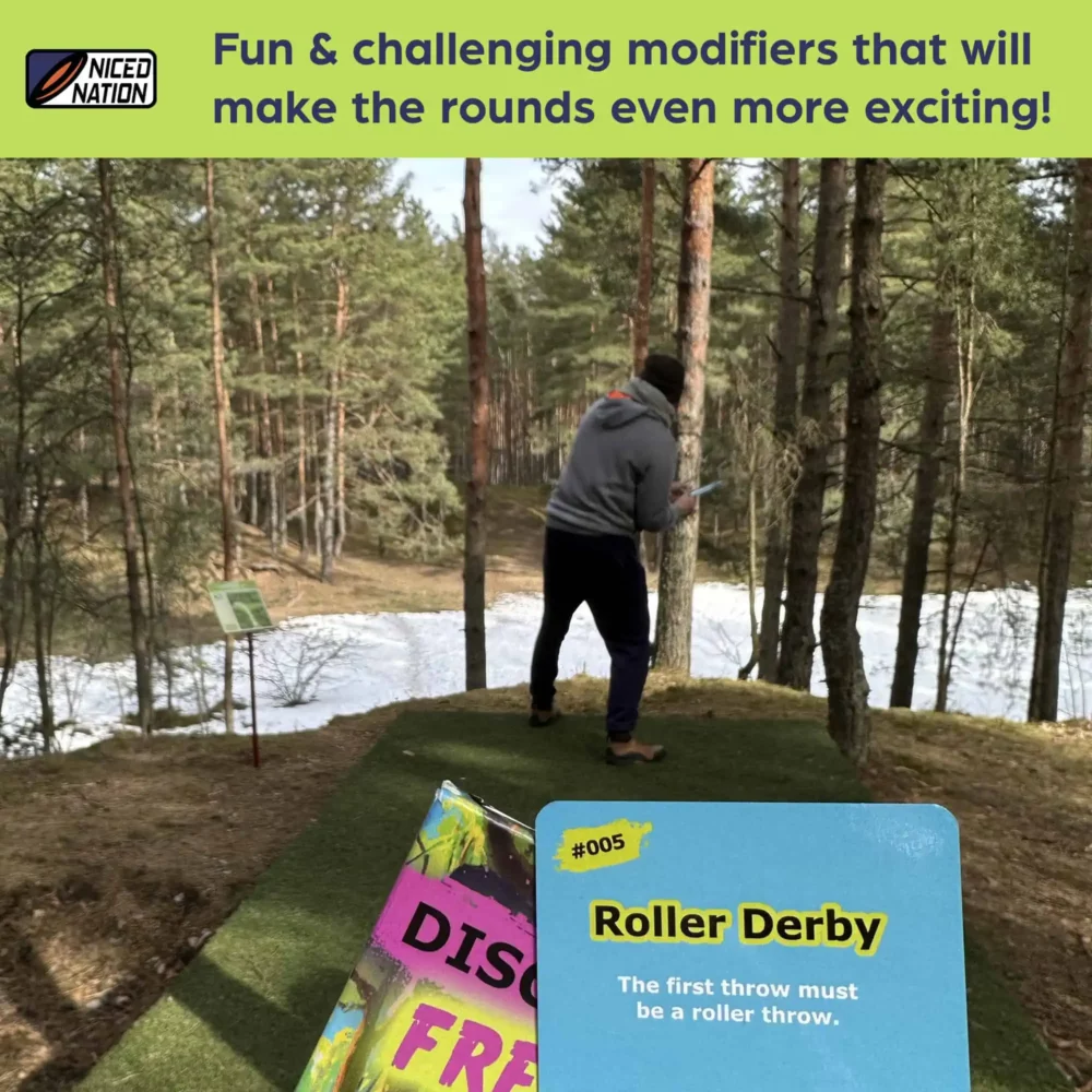 Disc Golf Frenzy izaicinājumu kāršu spēle
