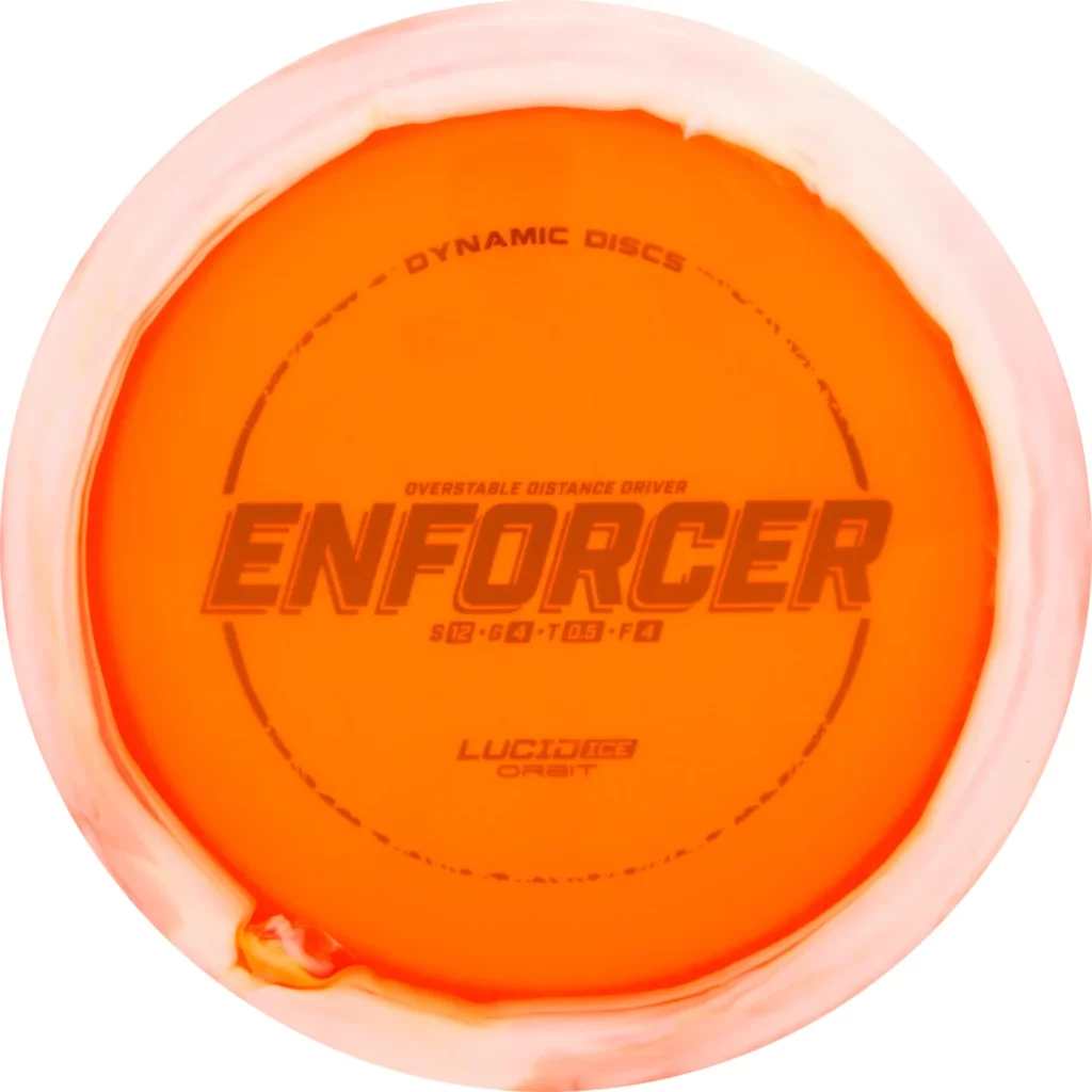 Dynamic Discs Lucid Ice Orbit Enforcer orange