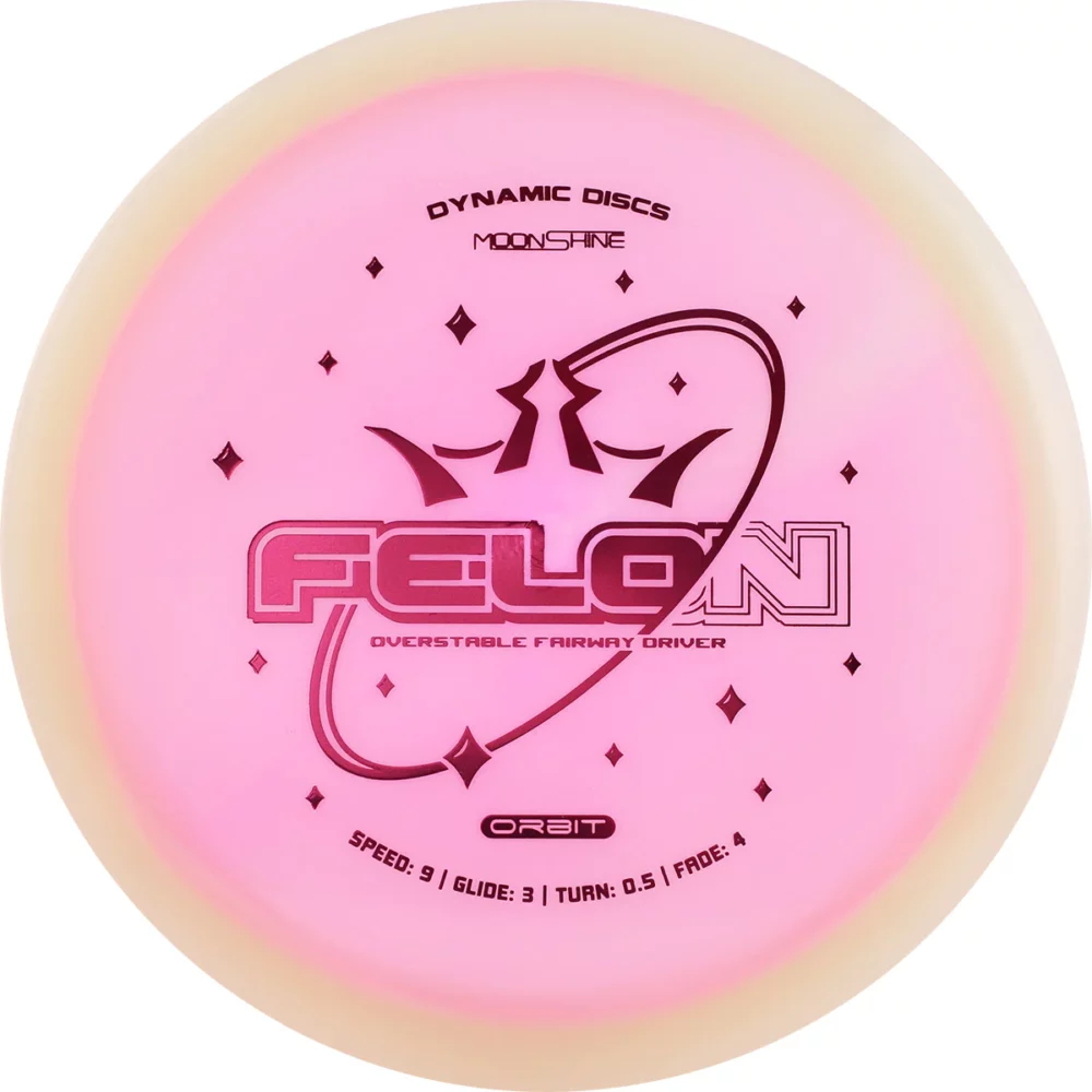Dynamic Discs Lucid Moonshine Orbit Felon pink